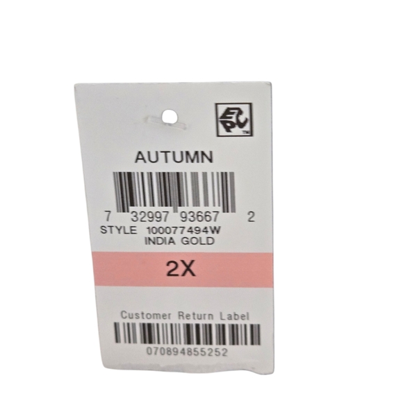 PLUS SIZE****INC International Concepts Black and Gold Geometric Dress - Picture 8 of 9